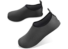 JOTO Water Shoes for Women Men Kids, Barefoot Quick-Dry Aqua Water Socks Slip-on Swim Beach Shoes for Snorkeling Surfing Kaya