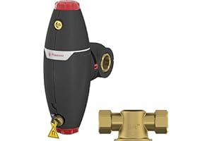 Flamco XStream Vent-Clean G 1" F séparateur d'air chauffage central, réduit les pertes de chaleur - 11062