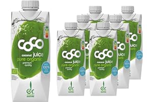 Dr. Antonio Martins - Coco Juice Pur I 100% Natürliches Kokoswasser I Erfrischend I Hydratisierend I Ohne Zusatzstoffe I Vegan I Bio (6x 500 ml)