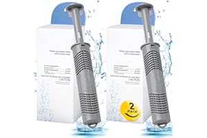 Bilinavy Spa Ag+ Mineralsticks für Whirlpool, Silberionen-Mineralkartuschen-Desinfektionsmittel für Heißfederfilter, klar und Klärer, hält für 4 Monate Leckereien (2, Grau)