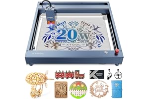 xTool D1 Pro Grabadora Láser, Grabador Láser de Precisión de 120 W, Cortador de Grabado Láser CNC de 20 W Compatible con Lightburn, Grabador Láser de Madera y Metal