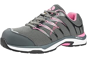 ALBATROS Twist PINK WNS Low S1P ESD HRO SRC Arbeitsschuh Sicherheitsschuh Fiberglaskappe hitzebeständig rutschhemmung vegan metallfrei durchtrittsschutz Damen