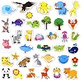 Laywvco Confezione da 50 magneti a forma di emoji per frigorifero, simpatici, per lavagna, armadietti, decorativi, per ufficio e cucina, regali per donne ed appassionati di emoji