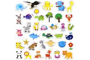 CONNECTION 36 Piezas Metal Imanes de Nevera de Animales Imanes de Nevera Adecuado Iman de Nevera imanes niños Imanes Pizarra magnética para Aprender Imanes Animales