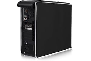 CASEBUY Computer CPU Dust Cover PC Host Protection, Waterproof Desktop Mid-Tower Computer Host Dustproof Cover Full Case Protector, Anti-Static CPU Tower PC Dust Covers (8.5W x 18.5H x 19.7D)