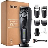 Braun Series 7 Rasoio Elettrico Barba, Regolabarba Uomo, Rifinitore Di Precisione, Lama Barba Problade, 40 Lunghezze, Wet&Dry