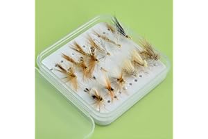 YAZHIDA | Fly Fishing Fly Fishing Set | Dry Fly | Wet | Nymph | One Mini Fly Box |