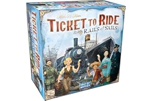 Days of Wonder, Ticket to Ride Rails & Sails Board Game, Ages 10+, For 2 to 5 players, Average Playtime 60-120 Minutes