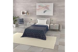 ITALIAN BED LINEN BASIC Drukowana letnia kołdra, Stars, 160x240cm