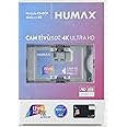 HUMAX - Tivùsat 4K Ultra HD CAM with CI+ECP Interface, Card Included, Backward Compatible with CI Devices