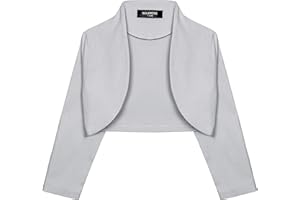 Bolerose Chicas Manga 3/4 Formal Niñas Bolero Cárdigan