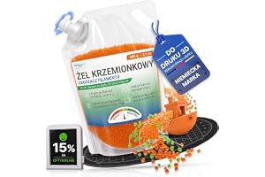 Żel krzemionkowy, 900 g, środek osuszający do druku 3D, kulki krzemionkowe | Woreczek z żelu krzemionkowego 900 g ze wskaźnikiem koloru – nadaje się do regeneracji i ponownego użytku – specjalny otwór