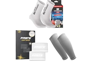 ‎PASTE PASTE - XXL Set wählbar aus: TAPEDESIGN Fußballsocken, Schienbeinschoner, Stutzen & PASTE Schienbeinschonerhalter (Grip Tapes) für Kinder, Damen & Herren