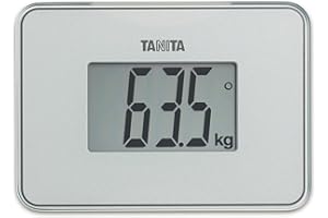 TANITA HD-386 Le Plus Petit Pèse-Personne Numérique au Monde Facile à Transporter Blanc Nacré