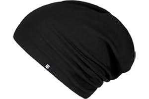 Enter the Complex® Berretto in Jersey Leggero, Uomo e Donna, Slouch Beanie in Cotone, Elasticizzato