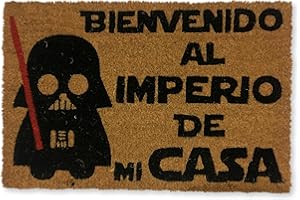 koko doormats Felpudo Entrada casa Originales - Fibra de Coco y PVC, Felpudo Exterior Bienvenido al Imperio de mi Casa, 40x60cm - Alfombras Puerta Entrada casa - Felpudos Originales y Divertidos