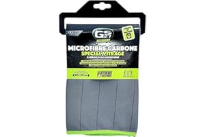 GS27 - Microfibre Carbone Spécial Vitrage - Finition sans Traces et sans Peluches - sans Risques de Rayures sur Les Surfaces Vitrées et Les Écrans Tactiles - Fibres Carbone Ultra Résistantes