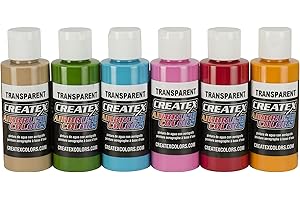 ALVIN Createx Colors 5810-00 Tropical Airbrush Set 2 oz