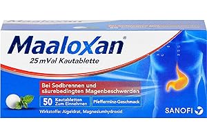 PHARMA GERKE ARZNEIMITTELVERTRIE MAALOXAN 25 mVal Kautabletten 50 St