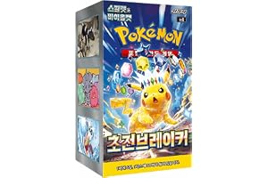 Pokemon Booster Display Koreansk – Super Electric Breaker SV8 – 30 Booster Packs – TCG Booster Box KOR – OVP Ny