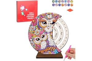 CharySim Diamond Painting Calendario fai da te per ragazze 7 8 9 10 11 12 13 anni, idee regalo per bambini e adolescenti, set fai da te per adulti, fai da te per ragazze, 6-14 anni, regalo di