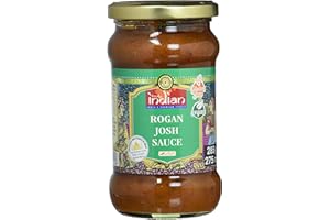 ‎TRULY INDIAN Truly Indian Rogan Josh Sauce – Leicht scharfe Fertigsauce für schnelle Gerichte mit natürlichen Zutaten – Authentisch indisch kochen – Vegan & glutenfrei – 6 x 285 g