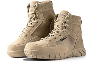 FREE SOLDIER Herren Stiefeletten Ultralight Military Tactical Arbeit Stiefel Knöchelhoch 6" Inch Zoll Spitze bis atmungsaktiv Desert Boots