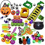 THE TWIDDLERS 110 Juguetes de Fiesta de Halloween para niños, niños y niñas - Trick Gold Treat, Bolsas de Regalo, Bolsas sorp