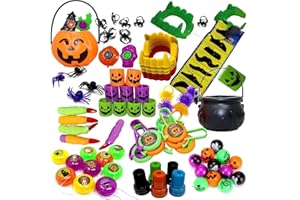 THE TWIDDLERS - 110 Halloween Party Bag Fillers, Novelty Assorted Toys for Boys and Girls - Kids Pinata Prizes & Giveaways, Trick & Treat Goody Bag Fillers