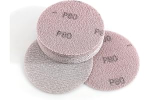Kcmell 125mm Mesh Sanding Discs 80 Grit, 20Pcs 5 Inch Hook & Loop Sanding Pads, Dust Free Mesh Sanding Discs Pads Anti-Blocking Orbital Sander Discs Sandpaper for Grinding Polishing Car Wood Furniture
