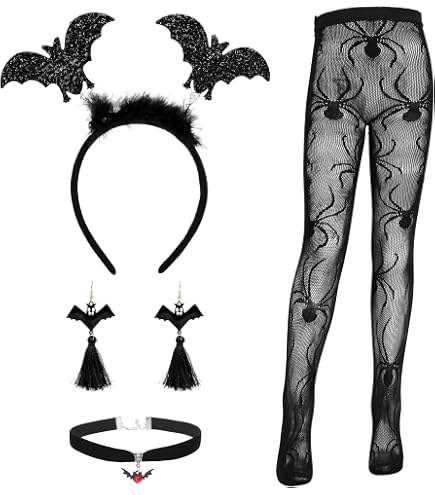 2 Stück Halloween Deko Kostüm Damen Kinder Haarre Produktbild-Vorschau 9