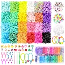 Funtopia 12000+ Elastique Bracelet Kit, Caoutchouc Coloré pour ...