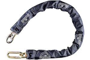 Henry Squire High Security TC Hardened Alloy Steel Chain with Black Sleeve, 1500 mm (Length) x 16 mm Link (Diameter)