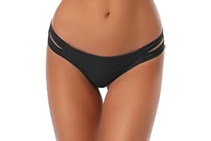 SHEKINI Mujer Pliegue Braguitas Bikini Ropa Interior Traje de baño Hipster