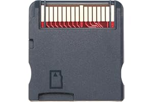 FINERA R4 Video Games Memory Card，3DS Game Flashcard Adapter Support for NDS MD GB GBC FC PCE