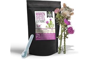 FOODFROG Mariendistel Silymarin Extrakt | 100g Pulver | ohne Zusatzstoffe | hochdosiert, 100% vegan und in Deutschland abgefüllt (Pulver 100g)
