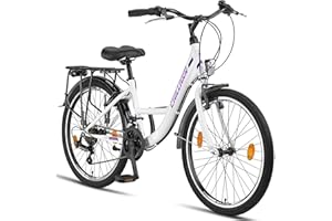 Chillaxx Bicicleta Strada Premium City Bike en 24, 26, 28 pulgadas – Bicicleta para niñas, niños, hombres y mujeres – 21 velocidades – Bicicleta holandesa City Bike