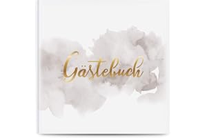 Fairytale Wedding © Gästebuch Hochzeit mit 100 Seiten u. hochwertigem Hardcover - Blanko Hochzeitsgästebuch zum Beschriften o. Bemalen 21,5 x 21,5 cm - Hochzeitsbuch für Gäste als Guestbook