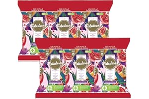 Fabulosa Multi Purpose, Odour Removing Multi Surface Disinfectant Antibacterial Cleaning Wipes, Cleans and Shines, 480 Wipes, 6 Pack, Lush Pomegranate