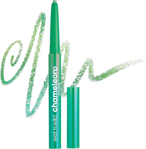 Wet n Wild Chameleon Chrome Delineador de Ojos Retráctil Waterproof con Pigmentos Iridiscentes que Reflejan la Luz creando un