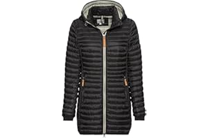 camel active Damen Steppjacke aus recyceltem Polyamid