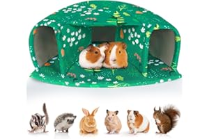 BeBeJoJo Guinea Pig Bed Small Animal Hideout House Warm Guinea Pig Tunnel Washable for Small Pet Hamster,Chinchilla,Bunny