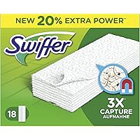 Swiffer Trockene Bodentücher/Bodenwischer Nachfüllpackung, (6x18 Tücher)