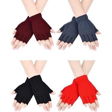 Gants à Paillettes Pour Fille - Pour Patinage Artistique, Danse, Spectacle - Taille Unique élastique, Respirant