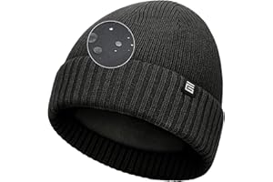 Giovici Wooly Waterproof Beanie Hat for Men and Women - Stretchy Fleece Lined Waterproof Beanie Hat - Thick Warm Mens Hats for Cold Winter Weather - Premium Beanie Hats for Men UK