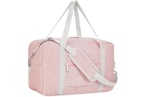 NARWEY do Ryanair Airlines torba kabinowa pod siedzenie, 40 x 20 x 25 cm, podróżna, torba sportowa, torba na ramię, bagaż podręczny, na noc, dla kobiet i mężczyzn, 20 l, różowy