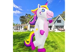 Danxilu Nadmuchiwany kostium dla dorosłych, uroczy, nadmuchiwany kostium jednorożca, na całe ciało, dla mężczyzn i kobiet, na Halloween, cosplay, imprezę, motyw zwierzęcy, maskarada