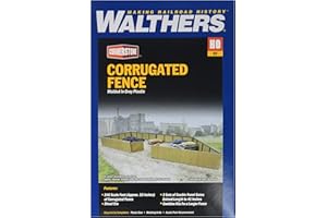 Walthers Cornerstone 933-3632 Ho Kit de clôture ondulée 3,1 cm 1:87
