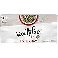 Vanity Fair Everyday Paper Napkins, 200 Count, Disposable Napkins Made Soft And Smooth For Everyday Meals