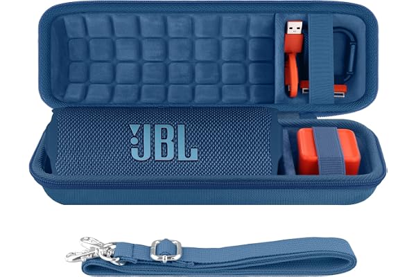 co2CREA Dur Étui de Voyage Rigide Housse Cas pour JBL Flip 7 FLip6 Flip 5 Enceinte Bluetooth Portable(boîte Seule)